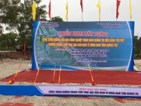Khởi công xây dựng đường trung tâm dọc khu kinh tế Đông Nam tỉnh Quảng Trị