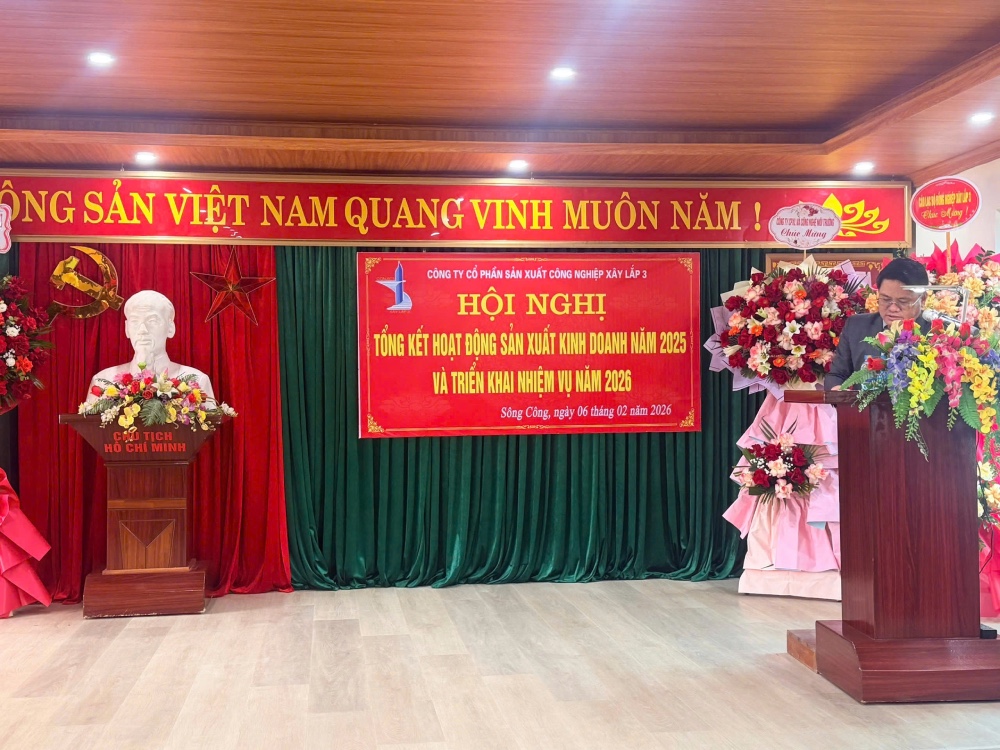 Hội nghị tổng kết hoạt động SXKD năm 2025 và triển khai nhiệm vụ năm 2026